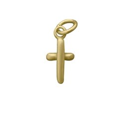 14K Solid Gold Cross Charm - Luxe Design Jewellery