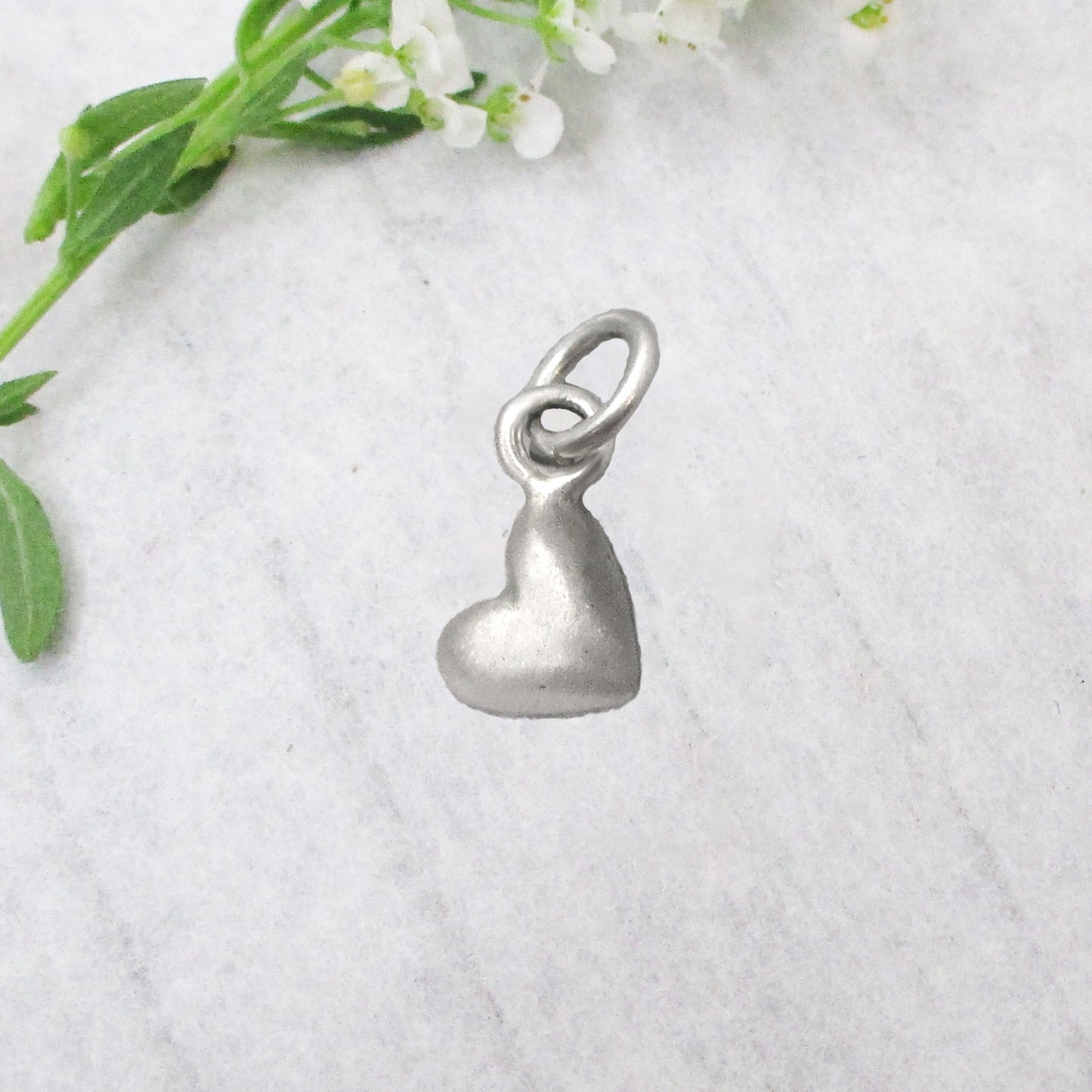 Sterling Silver Baby Heart Charm