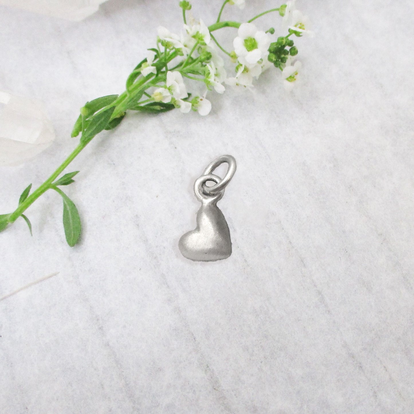 Sterling Silver Baby Heart Charm