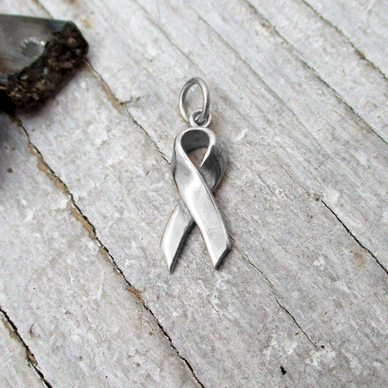 Awareness Ribbon in Sterling Silver