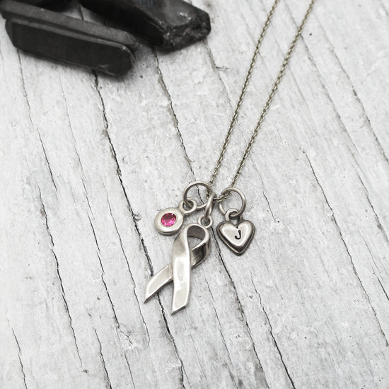 Awareness Ribbon in Sterling Silver