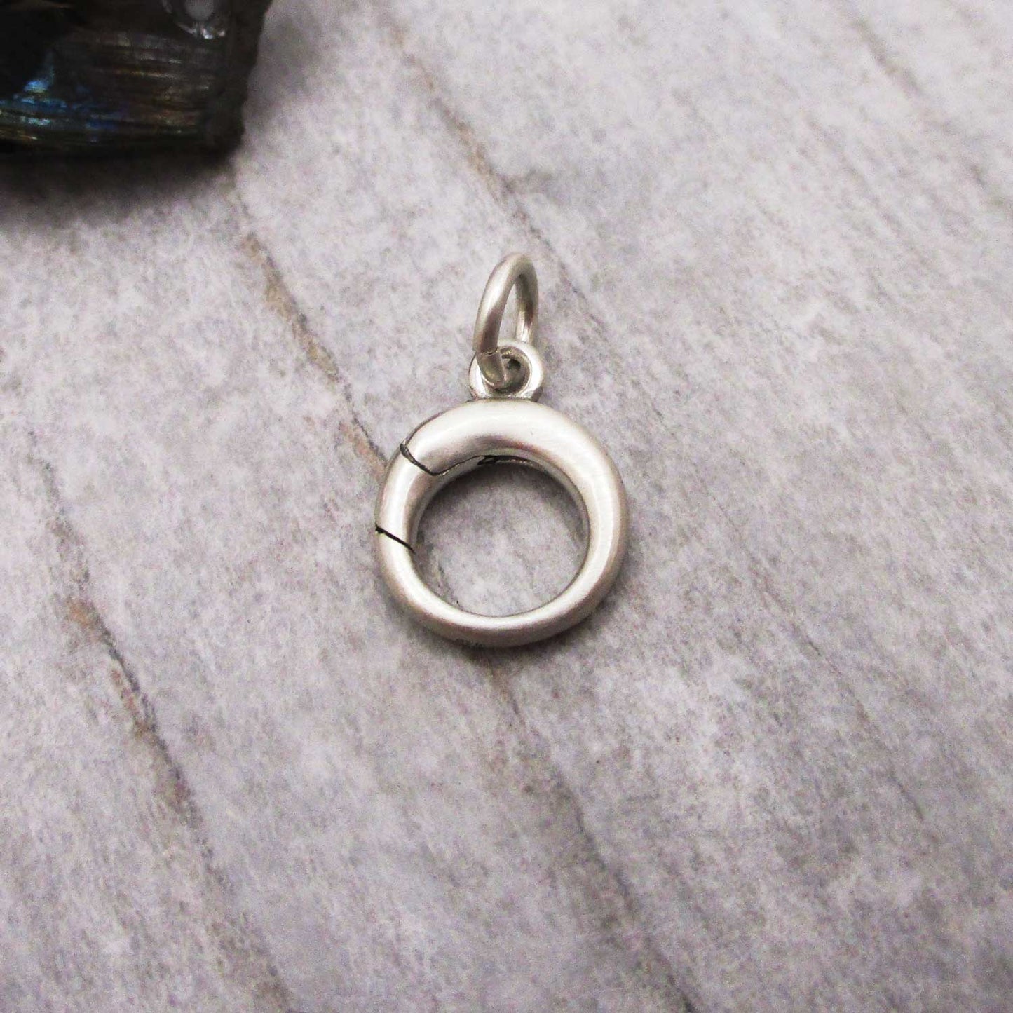 Varied Circle Push Clasp and Charm Holder Pendant