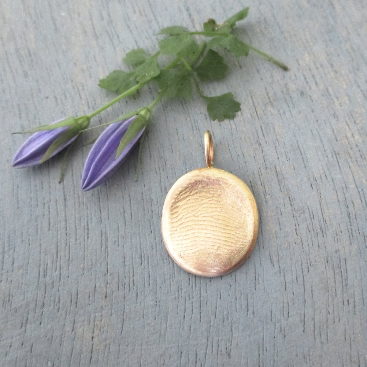 14k gold Fingerprint Necklace - Unique Sympathy Gift in deals Solid gold - Delicate Personalized Fingerprint Necklace For Her - 14kt Gift for mom