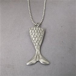 Mermaid Tail Charm in Sterling Silver - Luxe Design Jewellery