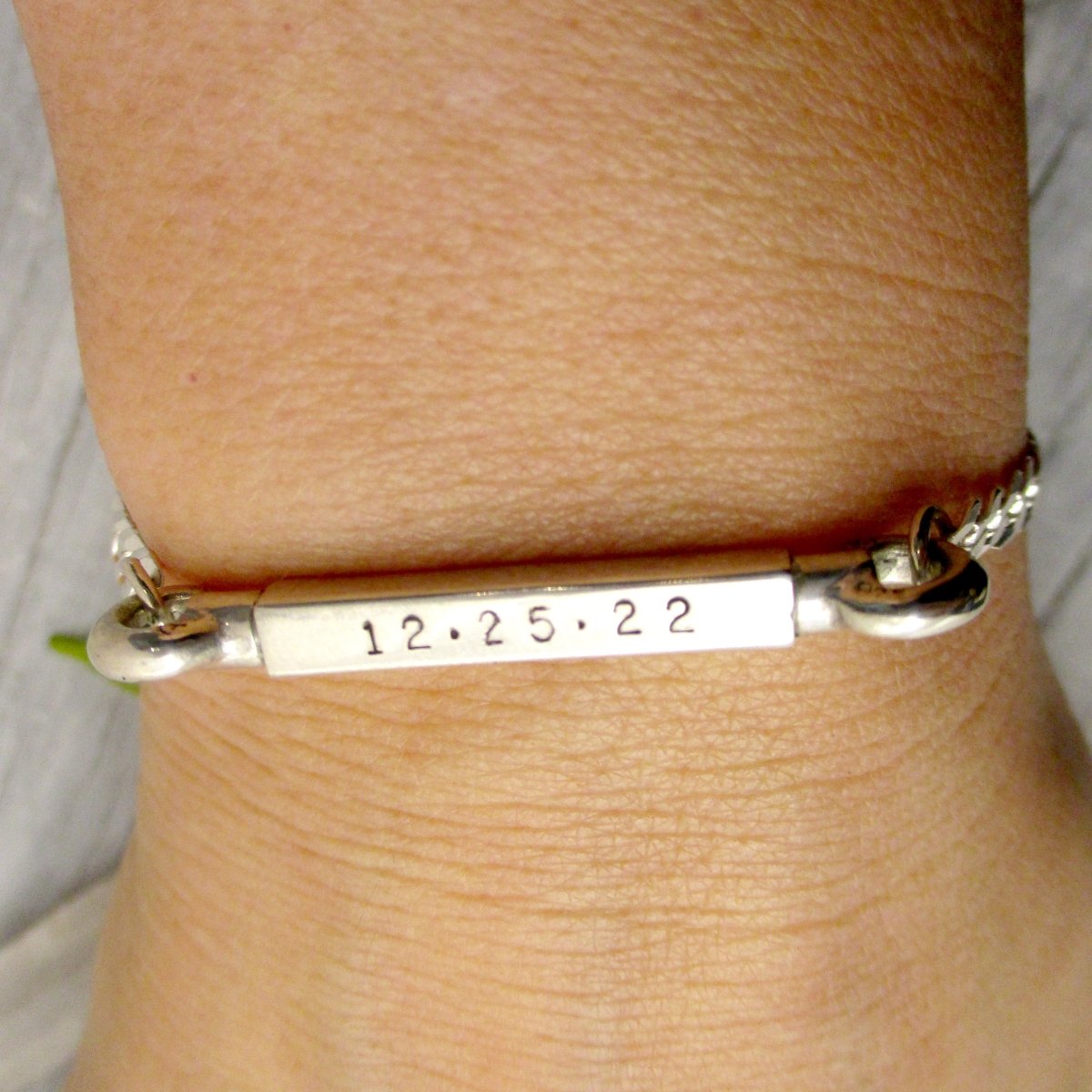 Sterling silver selling memorial bracelet, pet memorial, handmade, cremation jewellery