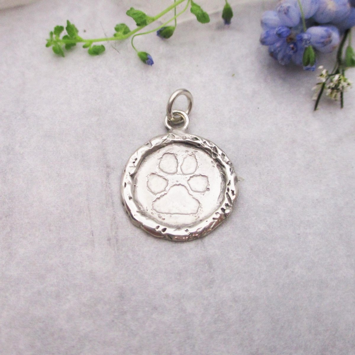 Cat paw necklace best sale