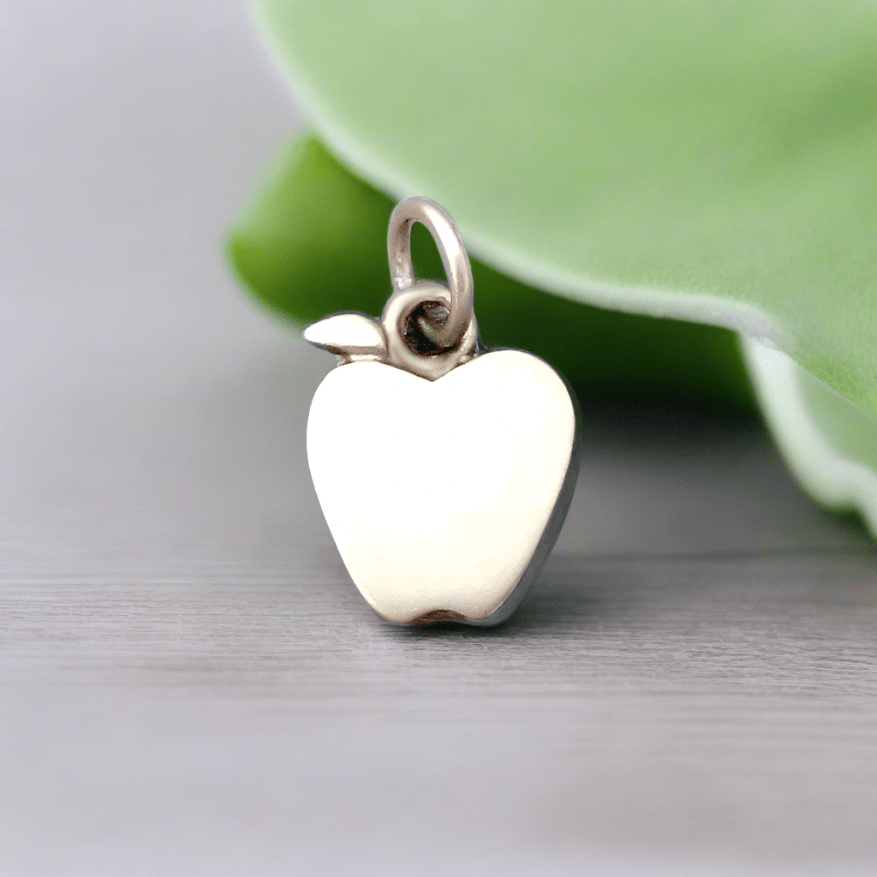 Sterling Silver Apple Charm Luxe Design Jewellery