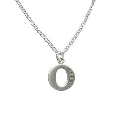 Sterling Silver Customizable Lowercase Letter 'o' Charm - Luxe Design Jewellery