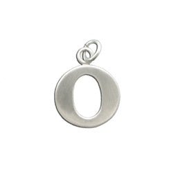 Sterling Silver Customizable Lowercase Letter 'o' Charm - Luxe Design Jewellery