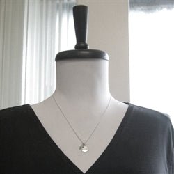 Sterling Silver FRIENDS Disc & Asterisk Necklace - Luxe Design Jewellery