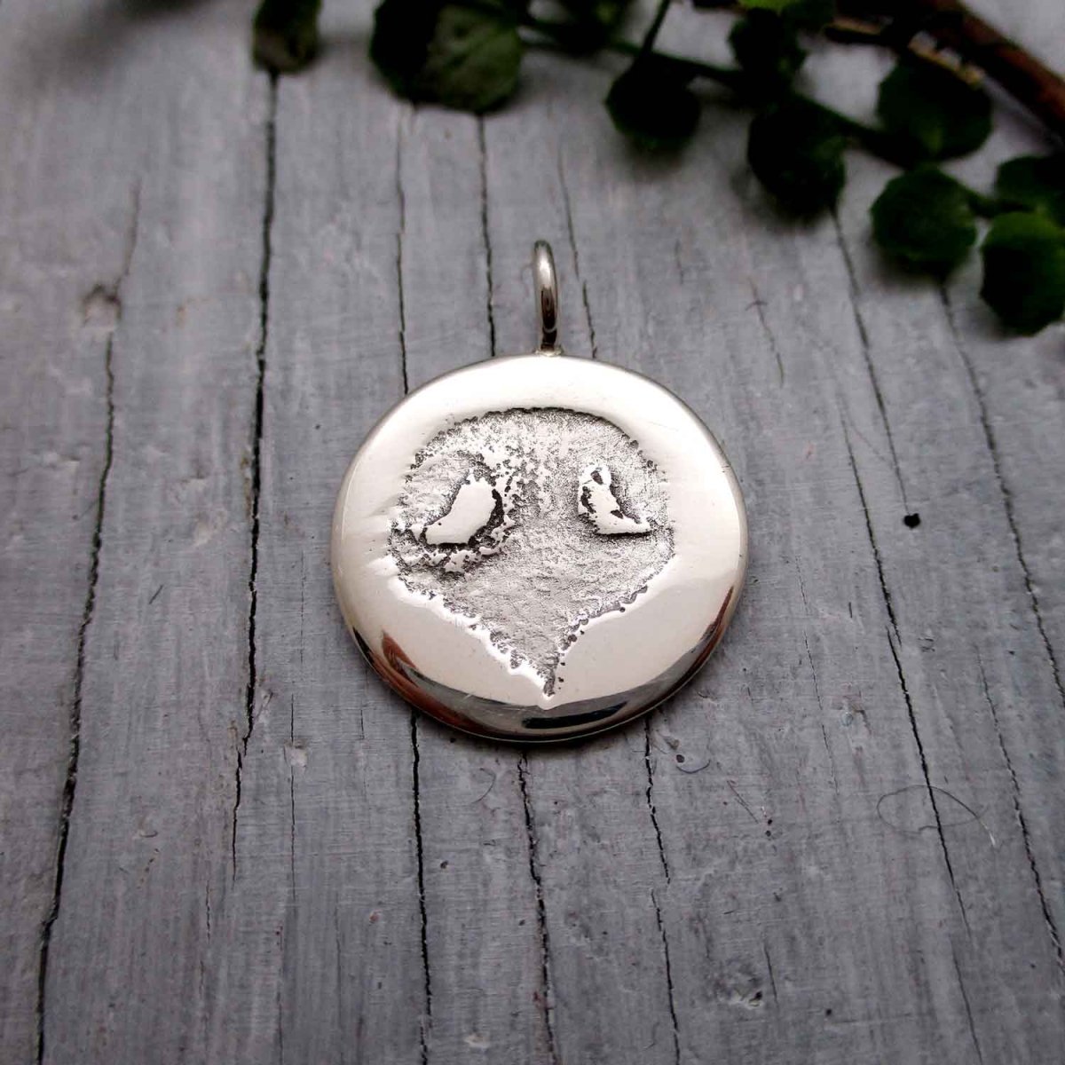 Your Dog s Nose Print Pendant